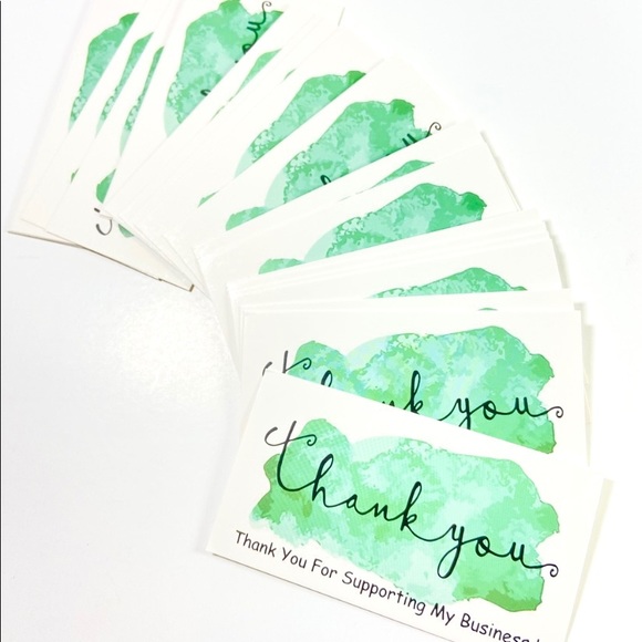 25 Thank You Cards. Small Business Cards. Shipping Supplies. Product Packaging - Picture 4 of 8